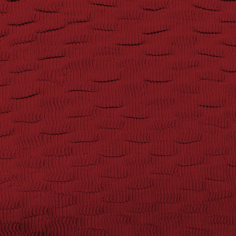 Copripoltrona Reclinabile Elasticizzato Taglia Unica con Tasca Laterale Bordeaux