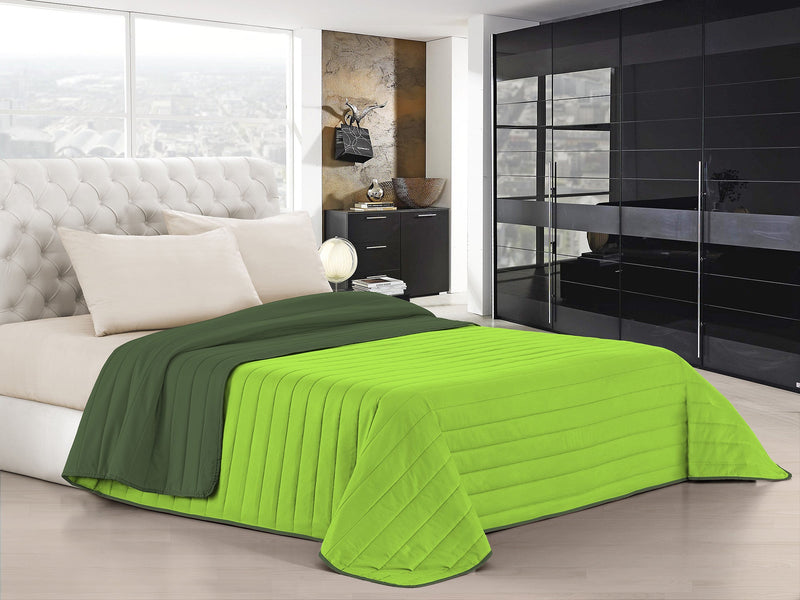 Trapuntino Doubleface 100gr Verde Mela\/Verde Scuro Varie Misure