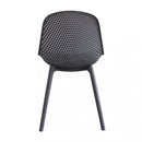 Sedia da Giardino Vichy 55x46,5x85 h cm in Plastica Taupe