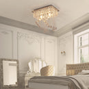 Lampadario a Sospensione Moderno in Cristallo 40x25x40 cm 