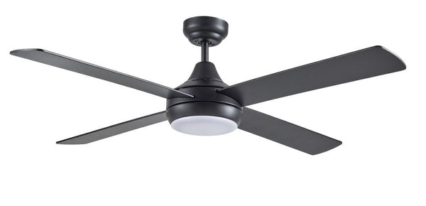 acquista Ventilateur de Plafond avec 4 Pales et LED Ø122 cm 5 Vitesses Martec Link Noir