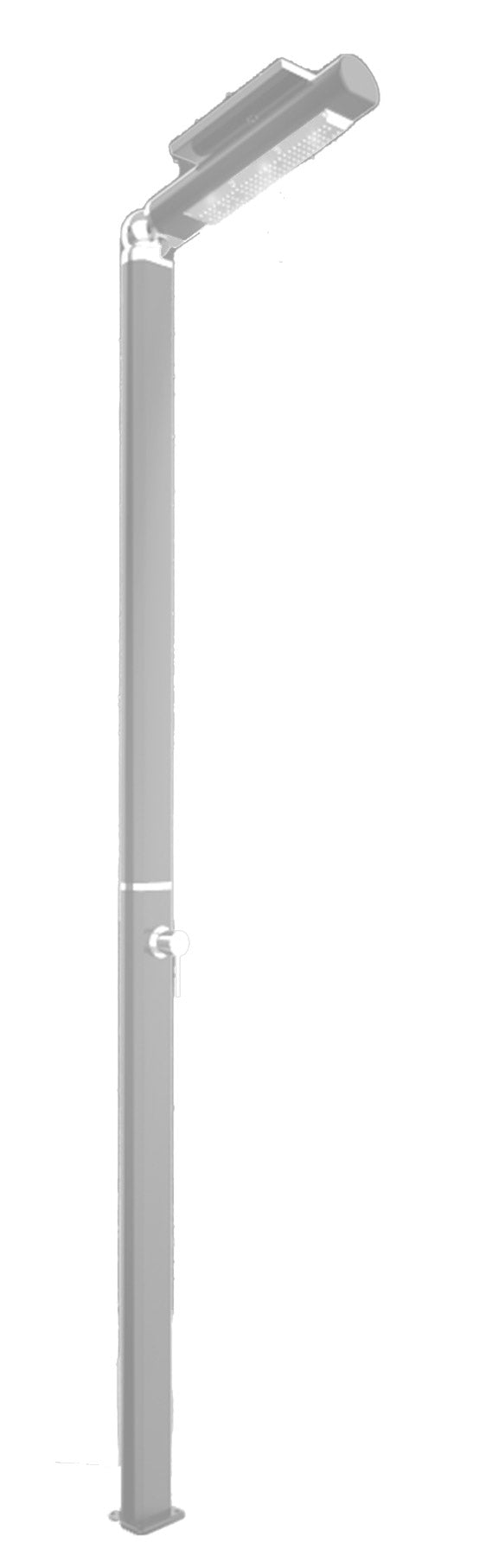 Doccia da Giardino Miscelatore con LED Arkema Quick Alluminio Satinato prezzo