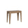 Console Extensible 90-198x42x77 cm en Mélamine Marron