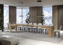 Tavolo Allungabile 120/380x90 cm Roxell Quercia Natura      