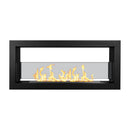 Camino a Bioetanolo da Incasso Bifacciale 90x15,2x40 cm Montefalco 90 Nero 