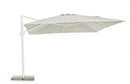 Ombrellone da Giardino Decentrato 4x4x2,93h m Eden Bianco 
