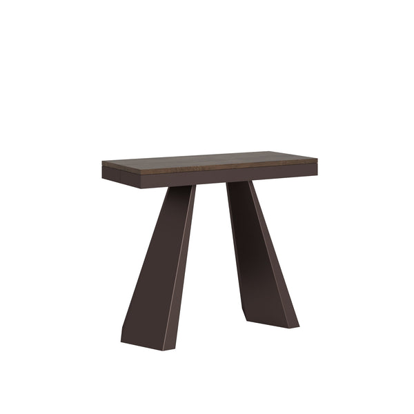 Consolle Allungabile 90-300x40x77 cm in Nobilitato Marrone online