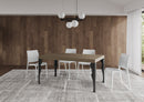 Tavolo Allungabile 160-420x90x77 cm Paxon Tortora Telaio Antracite 