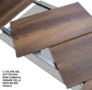 Tavolo Allungabile 130-390x90x77 cm Flame Bianco Frassino