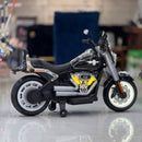 Moto Elettrica per Bambini Cruiser Acceleratore a Manubrio 12V 7Ah Rosso Metallizzato         