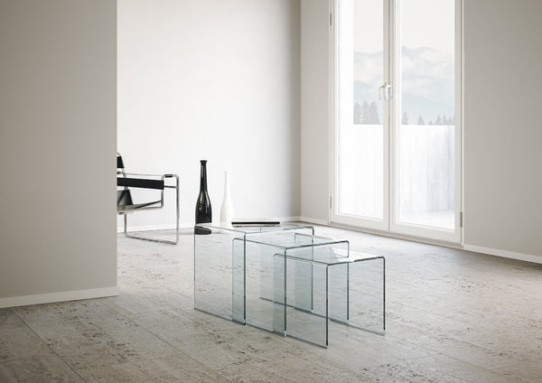 online Table Basse Transparente Itamoby Nest Modulaire en Verre