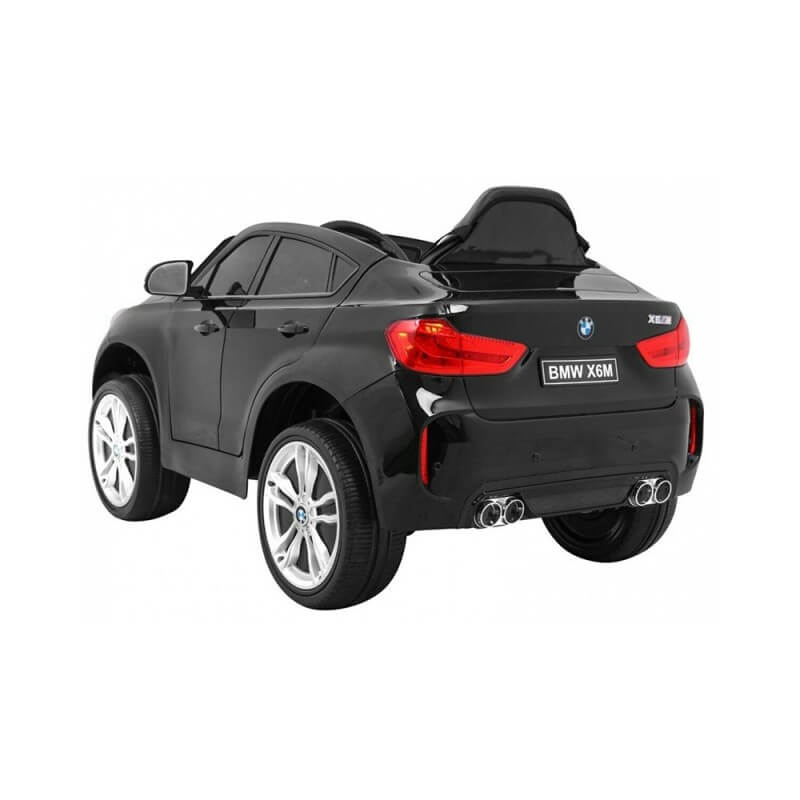 Macchina Elettrica per Bambini 12V con Licenza BMW X6M Nero