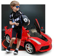 Macchina Elettrica per Bambini 12V con Licenza Ferrari la Rossa