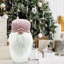 Gnomo di Natale H104 cm con Luci e Cappello Rosa