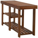 Panchina Ingresso Scarpiera in Legno 87x28x45 cm 