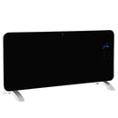 Termoconvettore Elettrico da Parete o Free Standing 2000W Nero 