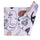Set de table double face 48x33 cm en Polyester VdE Tivoli 1996 Face au gris