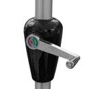 Ombrellone da Giardino 3x2m in Alluminio con Manovella Bianco
