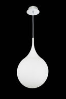 Lampada pendente Pendant in Metallo Dewdrop Bianco