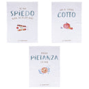 Set 3 Strofinacci 45x70 cm 100% Cotone VdE Tivoli 1996 Le Travisate Bianco