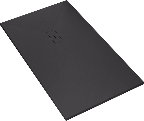 sconto Receveur de douche en noir Bonussi Manila Stone Différentes tailles