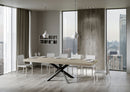 Tavolo Allungabile 200-304x90x77 cm Volantis Premium Cashmere Telaio Antracite 