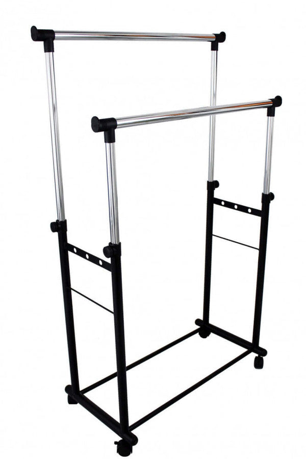 Portemanteau 85x44x90/160 cm en Acier Noir prezzo