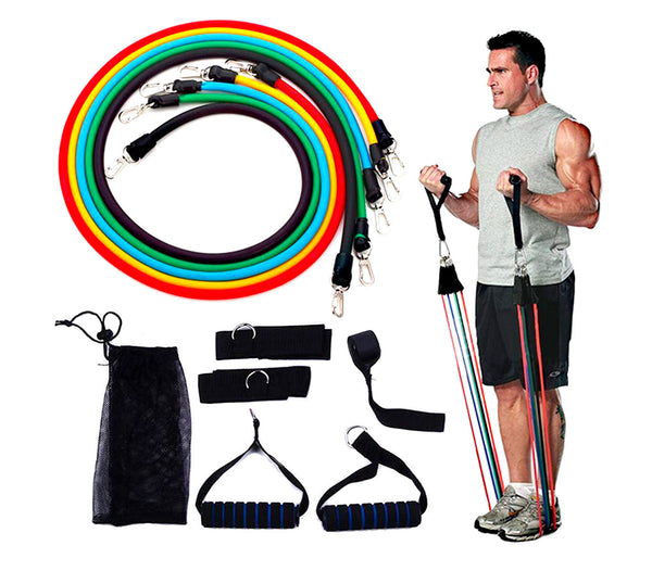 acquista Jeu d'élastiques 5 niveaux de résistance Max 13,6 Kg