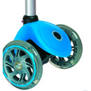 Monopattino a 3 Ruote a LED 3 Altezze Max 50Kg Globber PRIMO Fantasy Lights Up Happy Blu