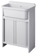 Mobile Lavatoio in PVC 55x34x85 cm 2 Ante Forlani Orazio Bianco