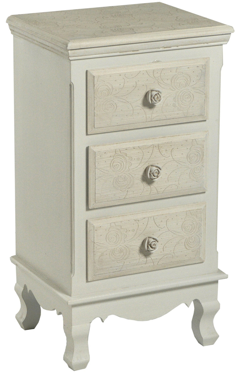 Cassettiera in Legno 3 Cassetti Piccolo Lipsia