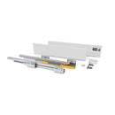Cassetto Esterno Concept 30 Kg H105 mm P 400 Verniciato Bianco Acciaio Emuca