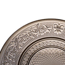 Set 6 Piatti Pane Ø15 cm  in Vetro VdE Tivoli 1996 Imperial Ecrù Ambra e Fumè