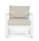 Set 2 Poltrone 74x78x84h cm con Cuscini Merrigan Bianco 