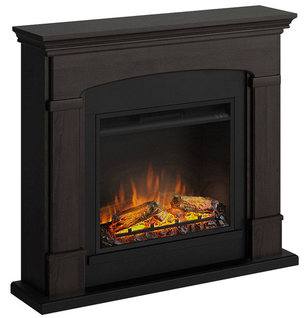 online Cheminée Electrique Sol Effet Flamme 1500W Tagu Helmi Espresso Wengè