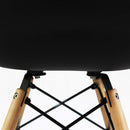 Sedia Moritz 53x47x82 h cm in Legno Nero