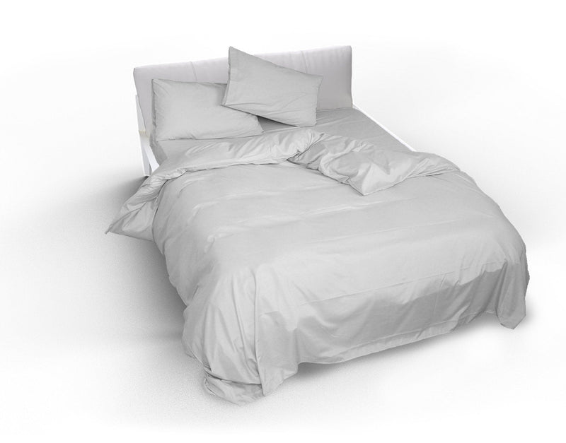 Copripiumino con Sacco e Federe Doubleface Bianco\/Bianco Varie Misure