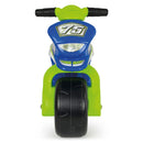 Moto Cavalcabile per Bambini Tundra Tornado 69x27,5x49 cm con Ruote Larghe Blu   