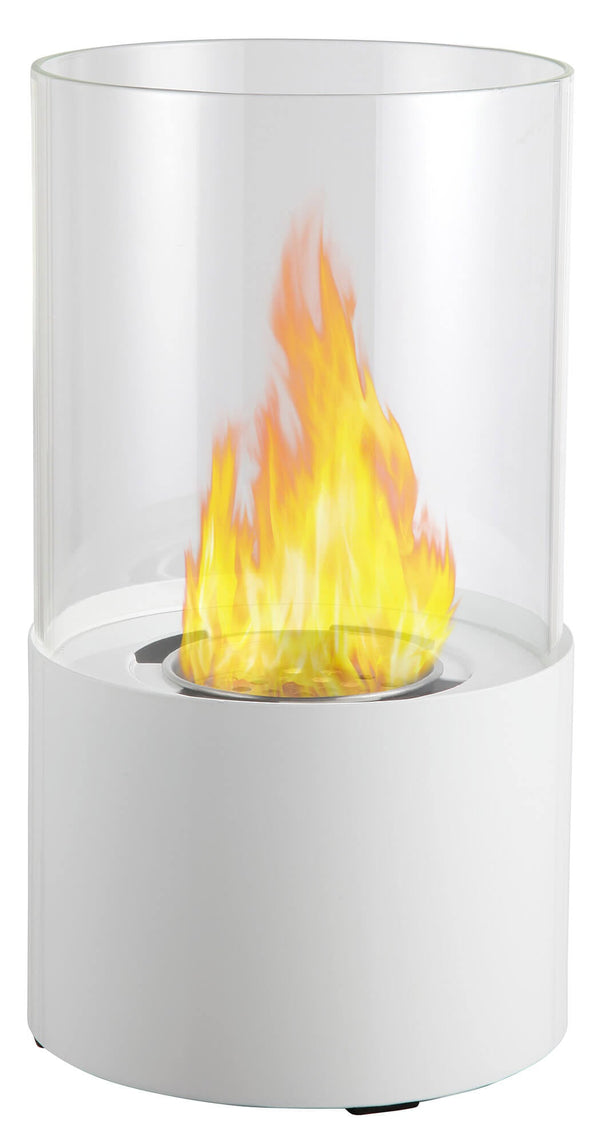 sconto Cheminée de Table au Bioéthanol Ø16x27cm Vannini Giotto Blanc