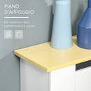 Copritermosifone 78x19x83 cm in MDF e Legno Truciolare Bianco