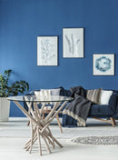 Tavolo con Vetro Sahel Tondo 110x110 Rotondo in Vetro