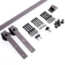 Binario per Porte Scorrevoli con Kit di Accessori Portata 100kg 