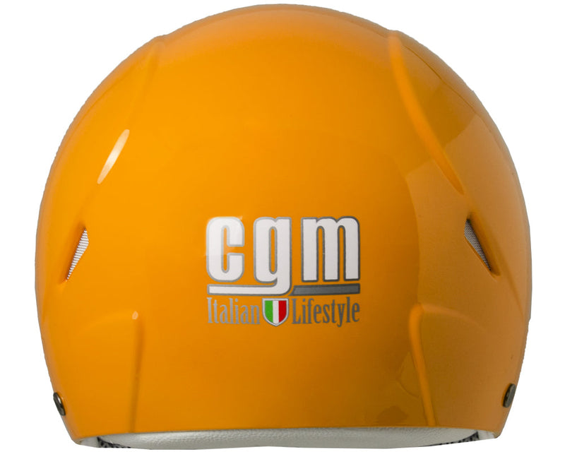 Casco Demi-Jet per Bambini con Frontino CGM Cuba 204A Arancione