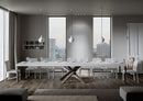 Tavolo Allungabile 180-440x90x77 cm Volantis Premium Bianco Frassino Telaio 4C 