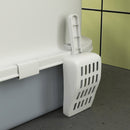 Lettiera per Gatti Chiusa 40,5x52,5x42,5 cm con 2 Porte e Vassoio Estraibile Grigio   