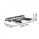 Panca Multiuso Piana e Inclinabile Richiudibile 110Kg Max Toorx Wbx-40 Multi Fit