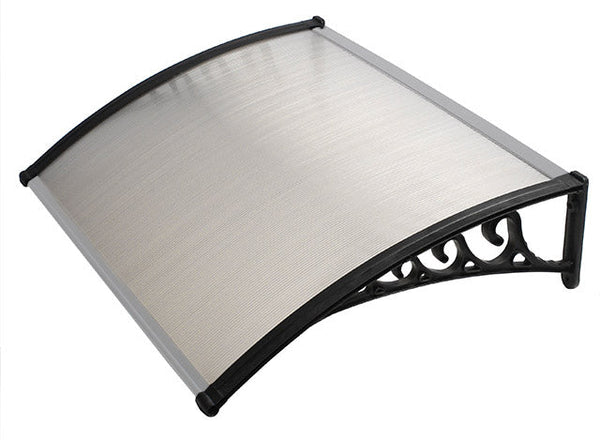 Abri Canopy en Polycarbonate Nid d'Abeille Masi Transparent Différentes Tailles sconto