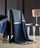 Couverture Simple Pure Laine 380gr Cober Bismark Avio Scottish