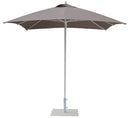 Ombrellone da Giardino 2,25x2,25 m Palo Ø40 mm in Alluminio Maffei Kronos Tortora