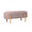 Banc 108x41,5x48 cm Dalia en Bouclé Rose Antique